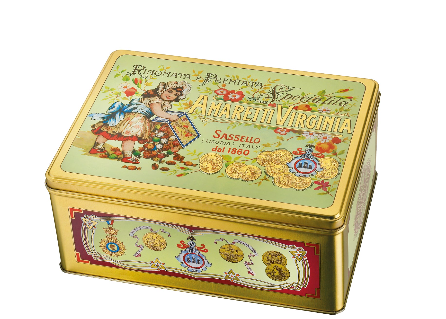 Virginia Amaretti - Keksdose mit Soft Amaretti