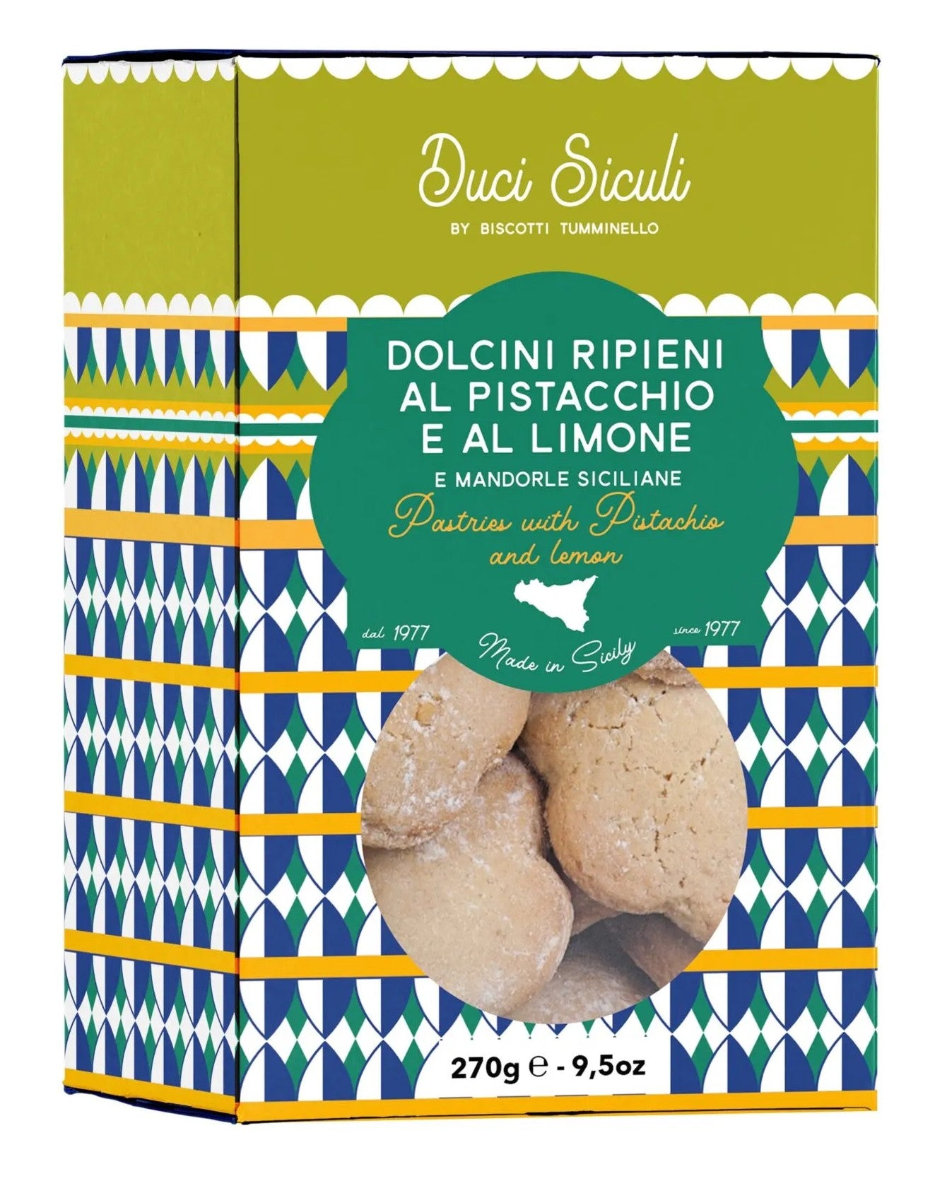 Tumminello Kekse mit Pistazien & Zitrone