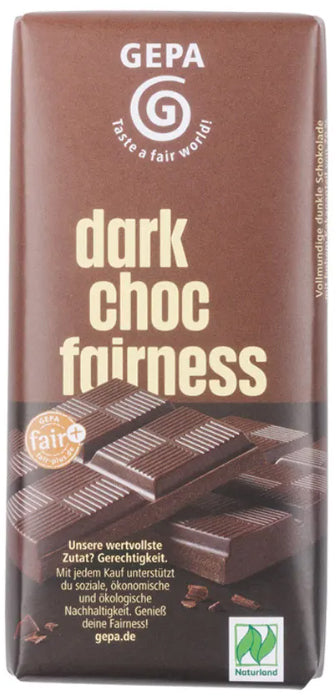 Schokolade mit hohem Kakaoanteil - GEPA BIO Schokolade